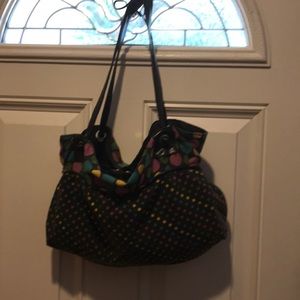Lightweight polka dot summer purse